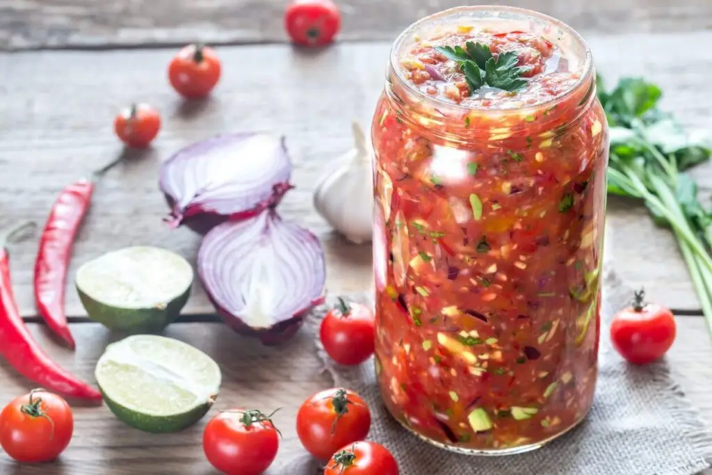 canning salsa