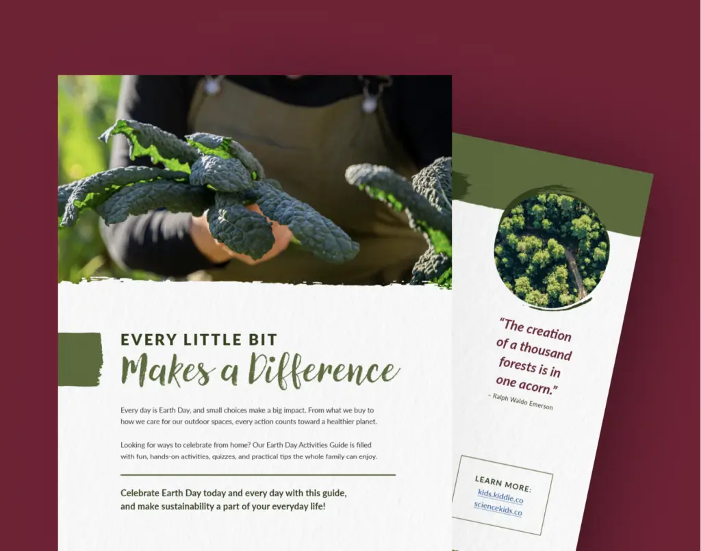 earth day guide inside