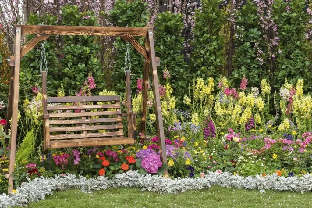 flower garden seat