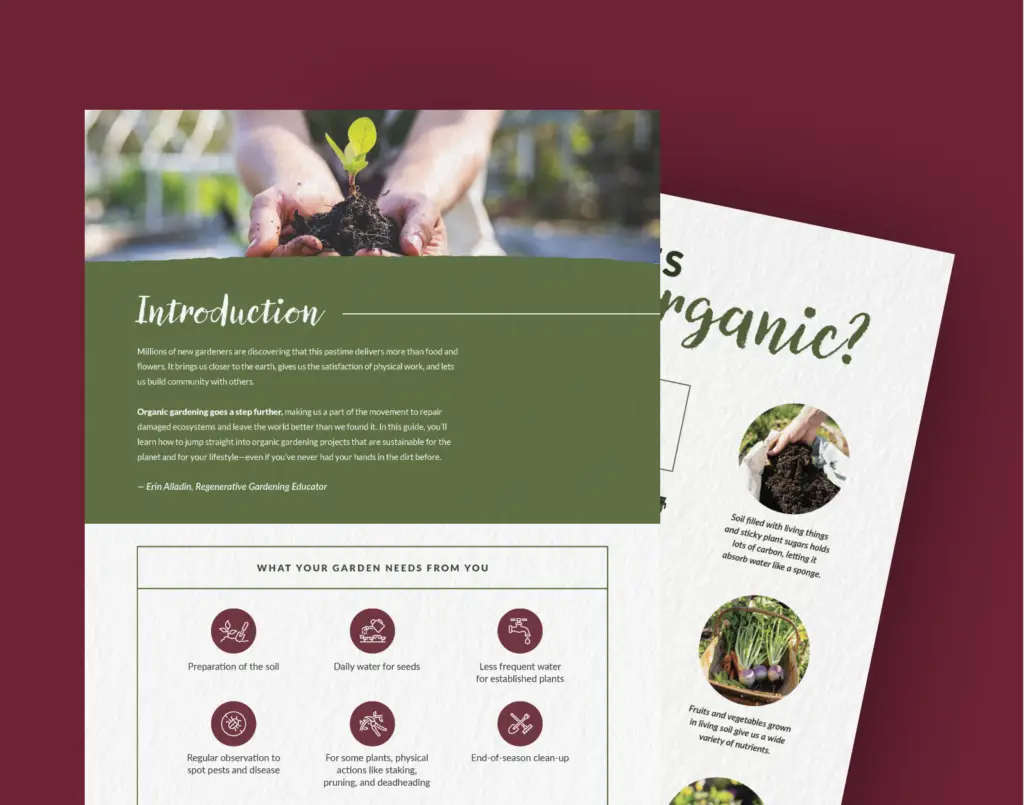 gardening for beginners guide inside