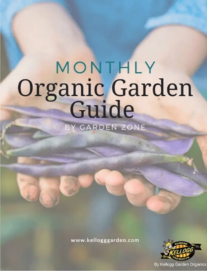 monthly organic garden guide cover