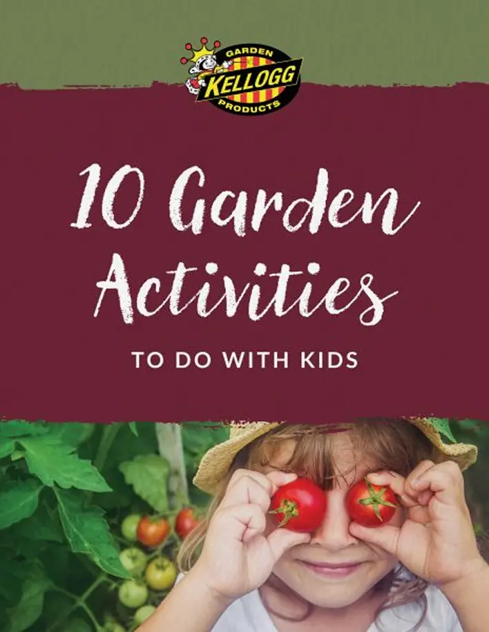 10 garden activities to do with kids guide cover