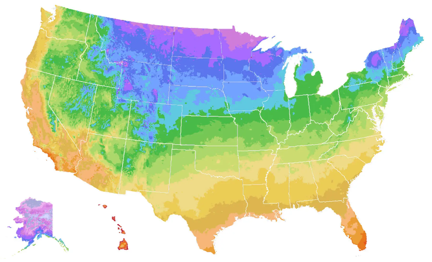Planting Zones Map