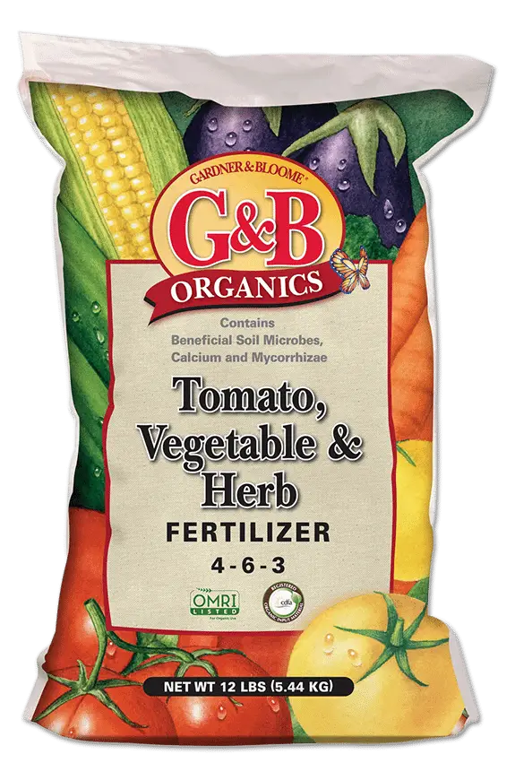 g&b tomato vegetable and herb fertilizer