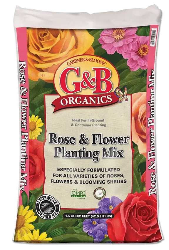 g&b rose and flower planting mix