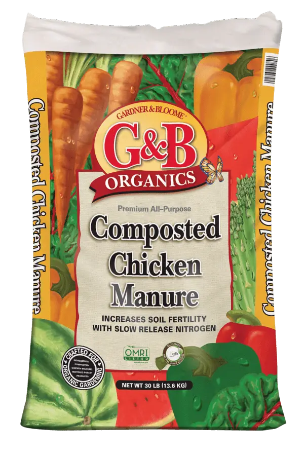 g&b composted chicken manure