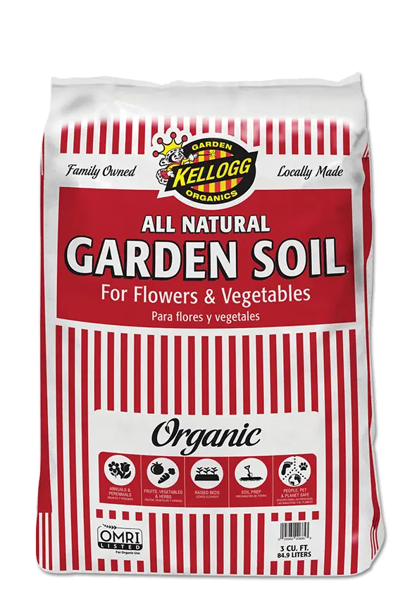 kellogg garden soil for flowers and vegetables